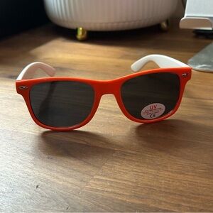 Whataburger sunglasses UV protection orange and white new in bag COOL